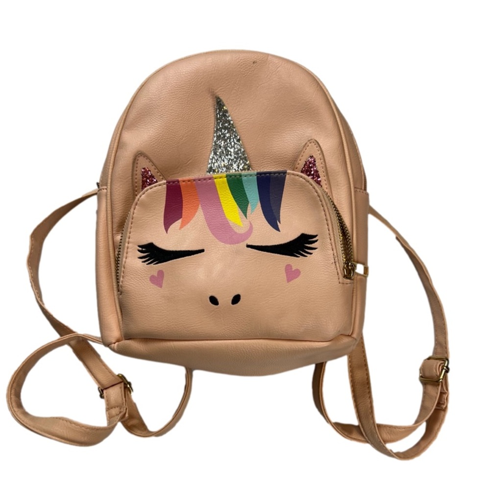 Sparkly Pink Unicorn Mini Backpack